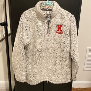 Cheer fuzzy quarter zip
